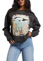 Waves Are Calling Graphic Pullover