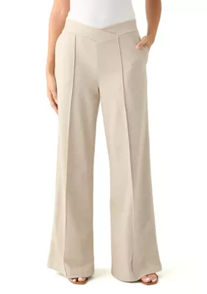 Women's Pull On Wide Leg Pants