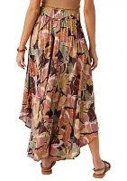 Women's Marine Siren Abstract Maxi Skirt