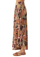 Women's Marine Siren Abstract Maxi Skirt