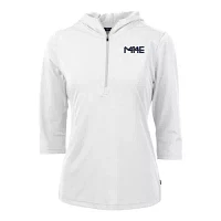 MLB Milwaukee Brewers City Connect Virtue Eco Pique Recycled Half-Zip Pullover Hoodie