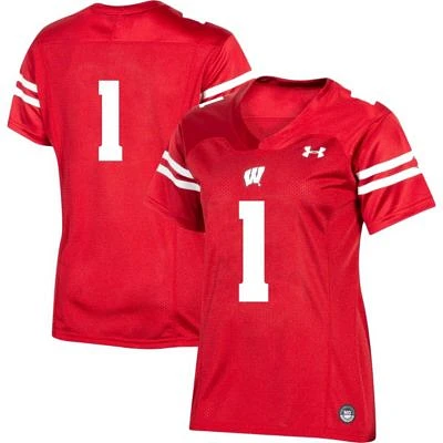 NCAA Under Armour #1 Wisconsin Badgers Team Replica Football Jersey