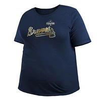 MLB Atlanta Braves 2022 Program Plus Size T-Shirt