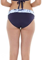 Nectar Mid Waist Fold Over Swim Bottoms