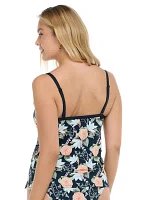 Piper Botanical V-Neck Tankini Swim Top