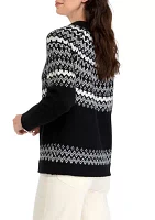 Women's Fair Isle Printed Sweater