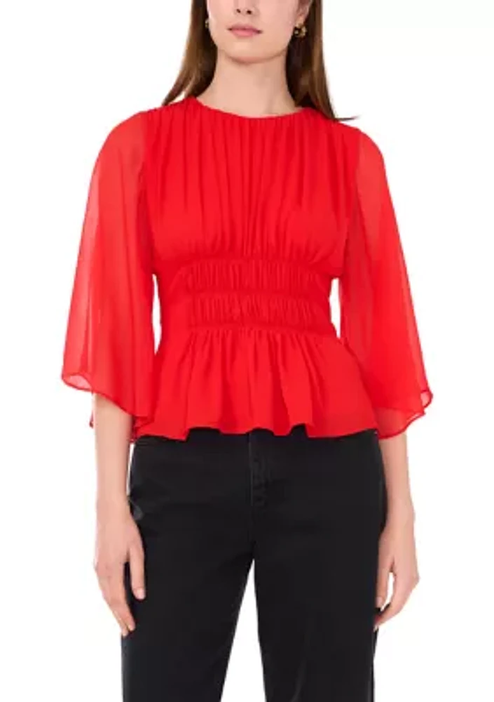 Women's Flare Sleeve Top