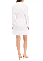 Women's Pleated Button Up Tunic