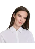 Women's Starburst Seam Button Up Top