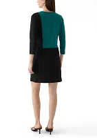 Women's Cube Color Block Dress