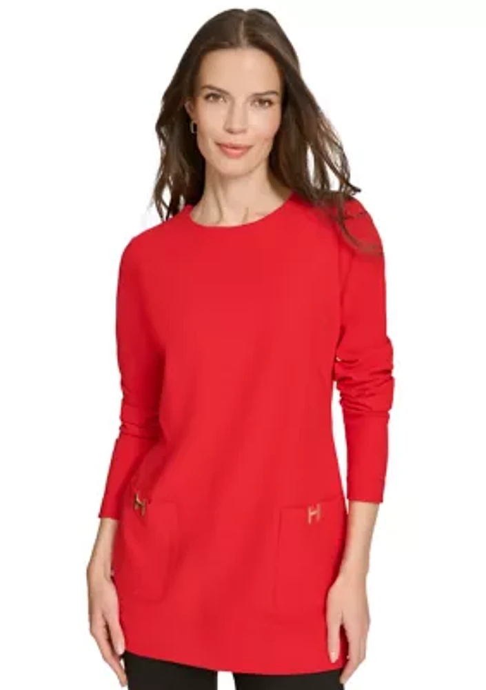 Women's H Pocket Tunic Top