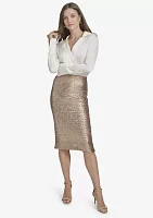 Women's Sequin Pencil Skirt