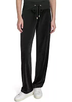 Women's Rib Velour Pull On Pants