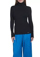 Women's Ribbed Turtleneck Sweater