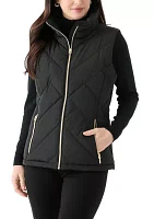 Women's Zip Front Puffer Vest