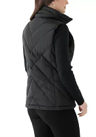 Women's Zip Front Puffer Vest