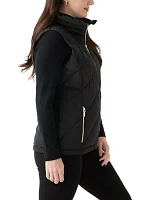 Women's Zip Front Puffer Vest