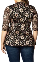 Women's Plus Luxe Lace Top