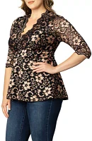 Women's Plus Luxe Lace Top