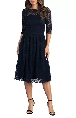 Women's Luna Lace Cocktail Midi Dress