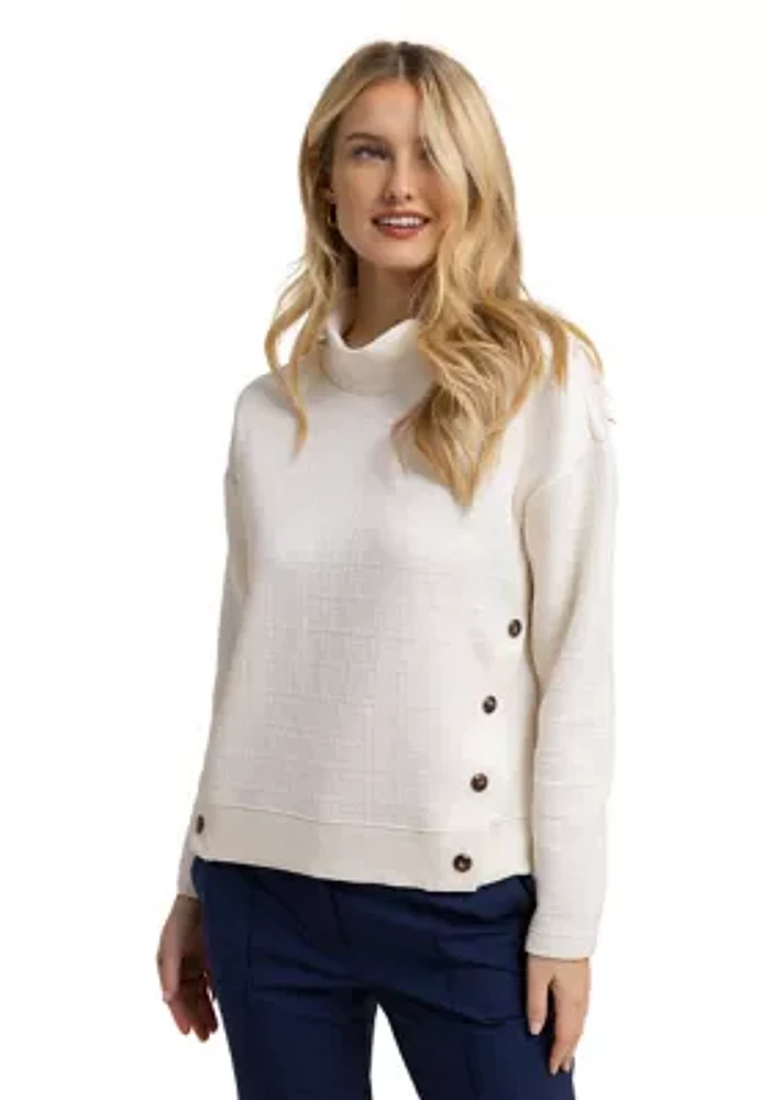 Women's Cordelia Mock Neck Quilted Pullover