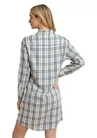 Women's Vibrant Autumn Twill Plaid Printed Dress