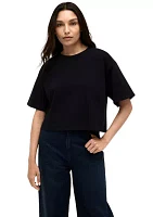 Women's Drop Shoulder Crop T-Shirt