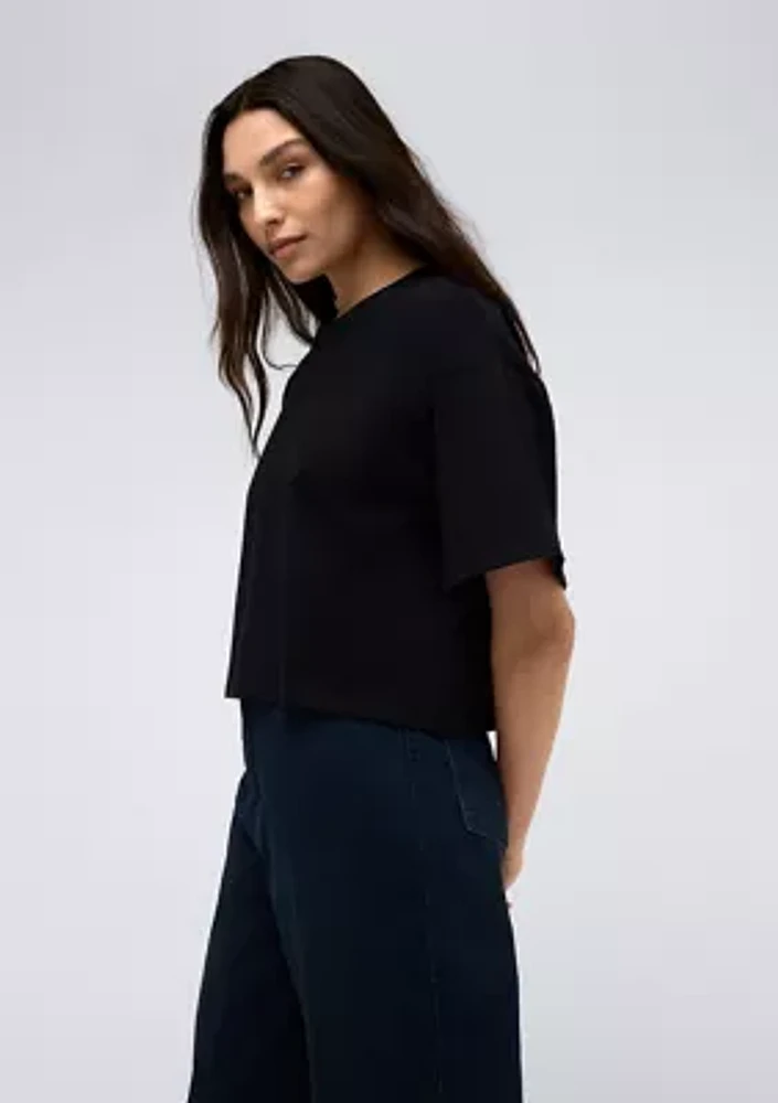 Women's Drop Shoulder Crop T-Shirt