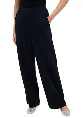 Women's Wide Leg Pinstripe Pants