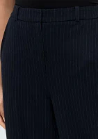 Women's Wide Leg Pinstripe Pants