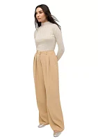 Women's Wide Leg Pleated Pants