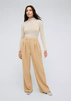 Women's Wide Leg Pleated Pants