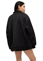 Women's Oversized Bomber Jacket