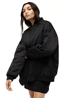 Women's Oversized Bomber Jacket