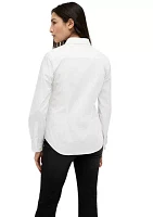 Women's Long Sleeve Button Front Shirt