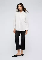 Women's Long Sleeve Pocket Oversized Shirt