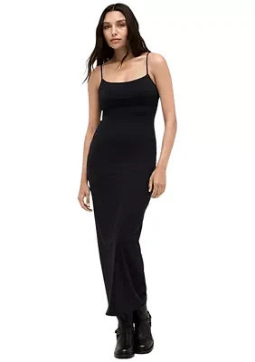 Women's Athletic Straight Midi Slip Dress