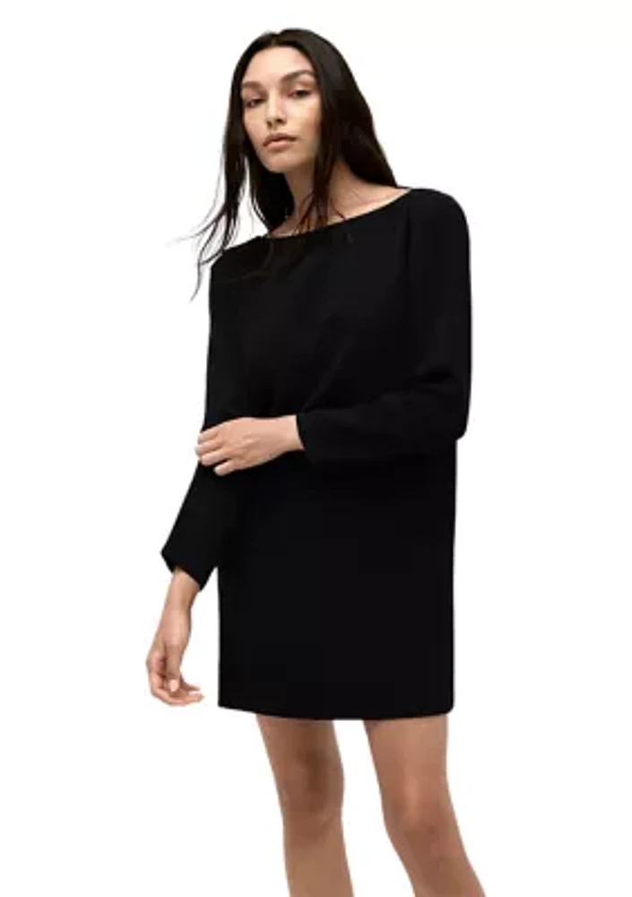 Women's Draped Back Shift Dress