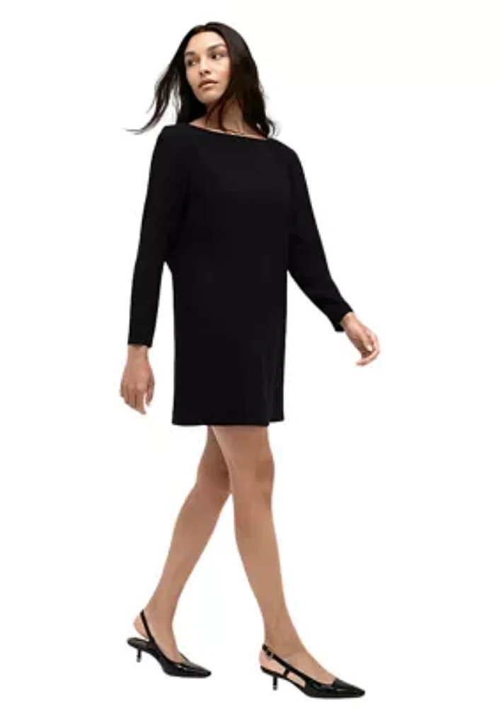 Women's Draped Back Shift Dress