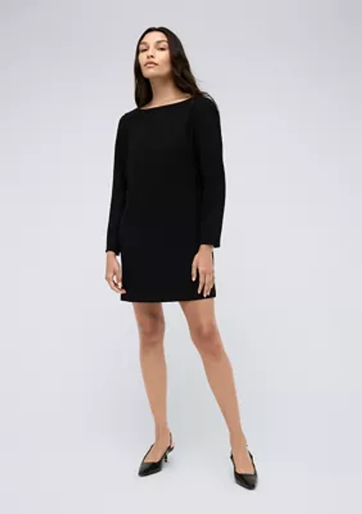 Women's Draped Back Shift Dress