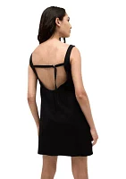 Women's Sleeveless Bar Back Sheath Dress