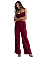 Women's Wide Leg Pleated Pants