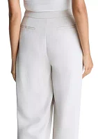 Women's Wide Leg Triple Pleat Pants