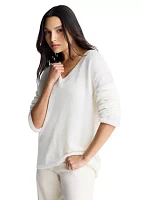 Women's Long Sleeve V-Neck Sweater