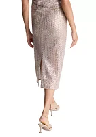 Women's Sequin Mesh Slim Skirt