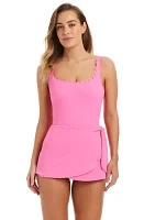 Pique Swim Dress One Piece