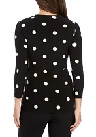 Dot ITY Wrap Top