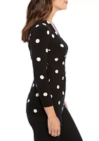 Dot ITY Wrap Top