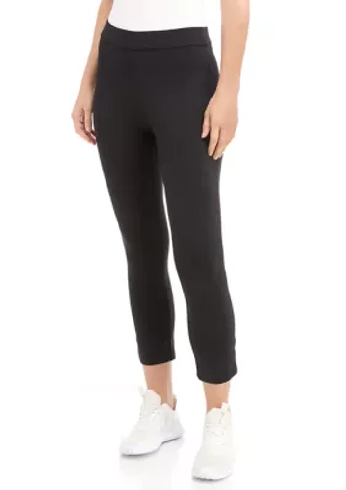 Women's Deluxe Pull On Slim Crop Leggings