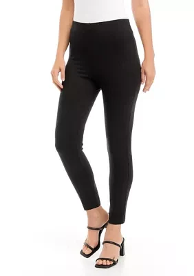 Petite Pull On Hollywood Waist Slim Ankle Pants